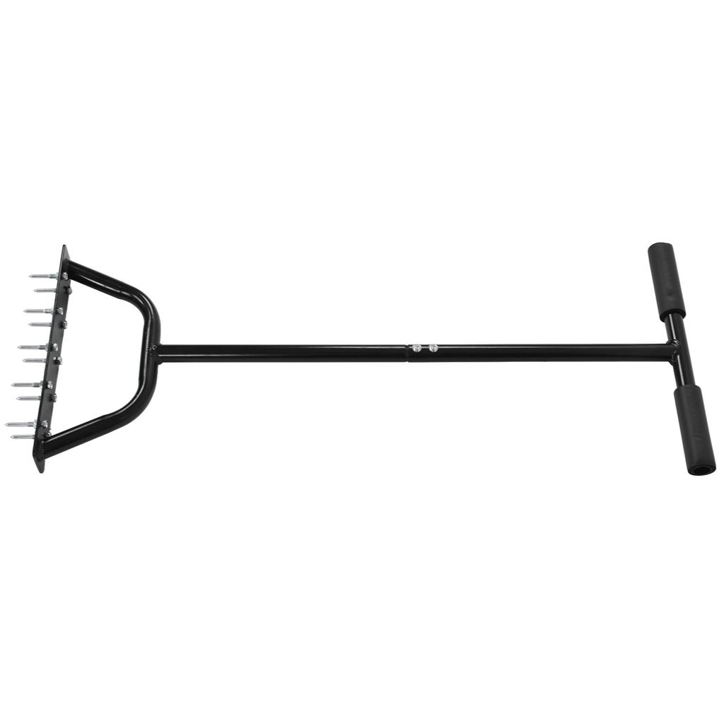 Ручной аэратор Аэратор для газона Углеродистая сталь Прочный Эффект рыхления почвы Утолщенная Расширенная педаль Сад