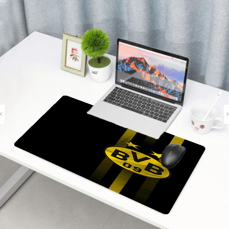 Borussia Dortmund Print Mouse Pad, Anti‑Slip Desktop keyboard Mat, for PC Laptop Gaming Working Daily Use, Cool Festival Surprise Gift