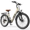 Aairsk Bicicletă electrică 24" pentru adulți, Motor 250W 36V 13Ah 7 viteze 25km/h Cadru jos Bicicletă electrică NFC