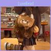 Raccoon Backpack Plush Cartoon Schoolbag Large Capacity Kids Decoration Gift