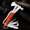Damaly,Thickened High-quality Multifunctional Car Safety Hammer 16-in-1 Ax Hammer Outdoor Hardware Tool