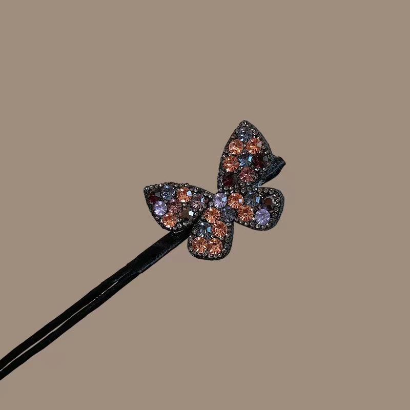 1pc Elegant Pearl Flower Bun Maker Korean Lazy Hair Curler Styling Accessories Hair Style Hairpin Hair Braiding Braider Hairgrip