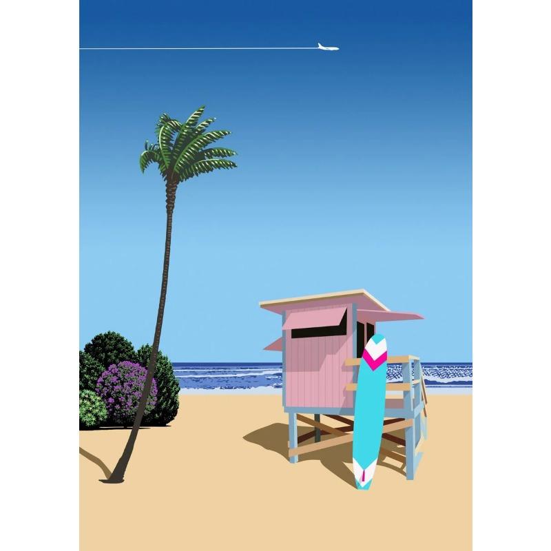 Cityscape Art Poster Retro Wall Art Canvas Painting Vintage Illustration City Pop Pictures 80s Minimalist Prints Home Decor