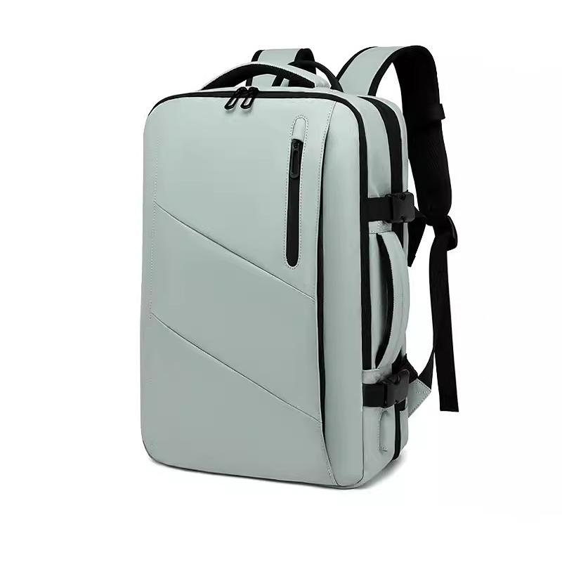 Рюкзак для путешествий для мужчин, расширяемый на 39 л, деловой рюкзак для ноутбука 17 дюймов, рюкзак с зарядкой через USB, водонепроницаемый походный рюкзак для отдыха на природе