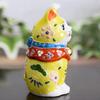 Washa no Kura Стильный керамический орнамент Кутани Украшение для левой руки Счастливый кот Желтый Шэн Открытие Празднование Открытие Празднование Подарок на день рождения