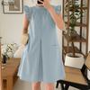 Женское повседневное летнее платье без рукавов со стойкой