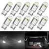 10Pcs T10 LED W5W WY5W COB LED Car Wedge Parking Light Turn Side Bulbs Instrument Lamp Auto License Plate White 194