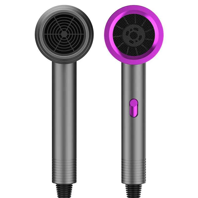 Профессиональный бытовой фен электрический бесшумный фен синий отрицательный ионный фен для сбора воздуха