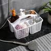 Yousheng Bathroom Storage Basket Divided Grid Design Large Capacity PP Plastic Portable Hollow Home Organizer