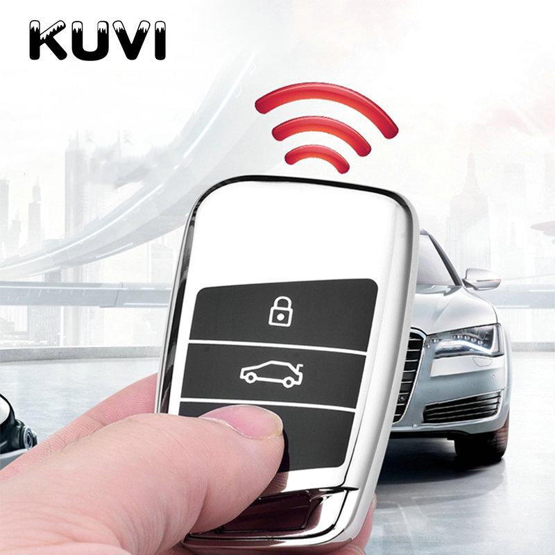 Мягкий ТПУ Чехол-держатель для корпуса брелока автомобиля Для Volkswagen Vw Magotan Passat B8 Для Skoda Superb A7 Аксессуары