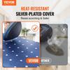 Ironing Board with Bottom Storage Tray, Thickened 4 Layers Iron Board with Heat Resistant Cover and 100% Cotton Cover, 10 Adjustable Heights Ironing