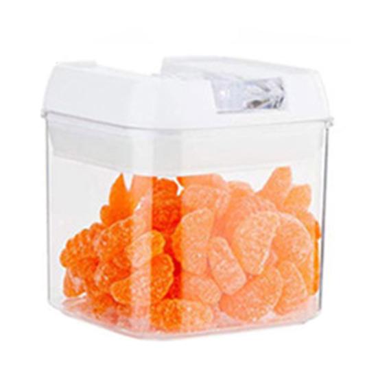 Kitchen Dry Food Dispenser Moisture Proof & Dust-proof Transparent Rice Grain Storage Container Large Capacity Sealed Storage Tank for Flour