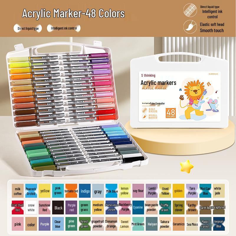 Акриловый маркер Арт Профессиональный - Акриловый маркер-акварель с тонким наконечником