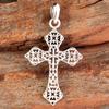 Cross Pendant, Silver Jewelry, Handmade Pendant, 925 Sterling Silver, Statement Jewelry, Gifts For Her