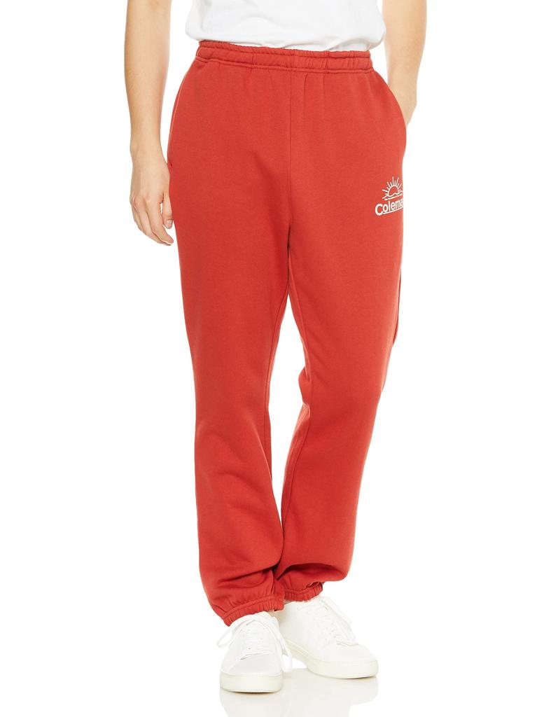 Coleman Sunshine Logo Fleece-Lined Pants, Red, Medium