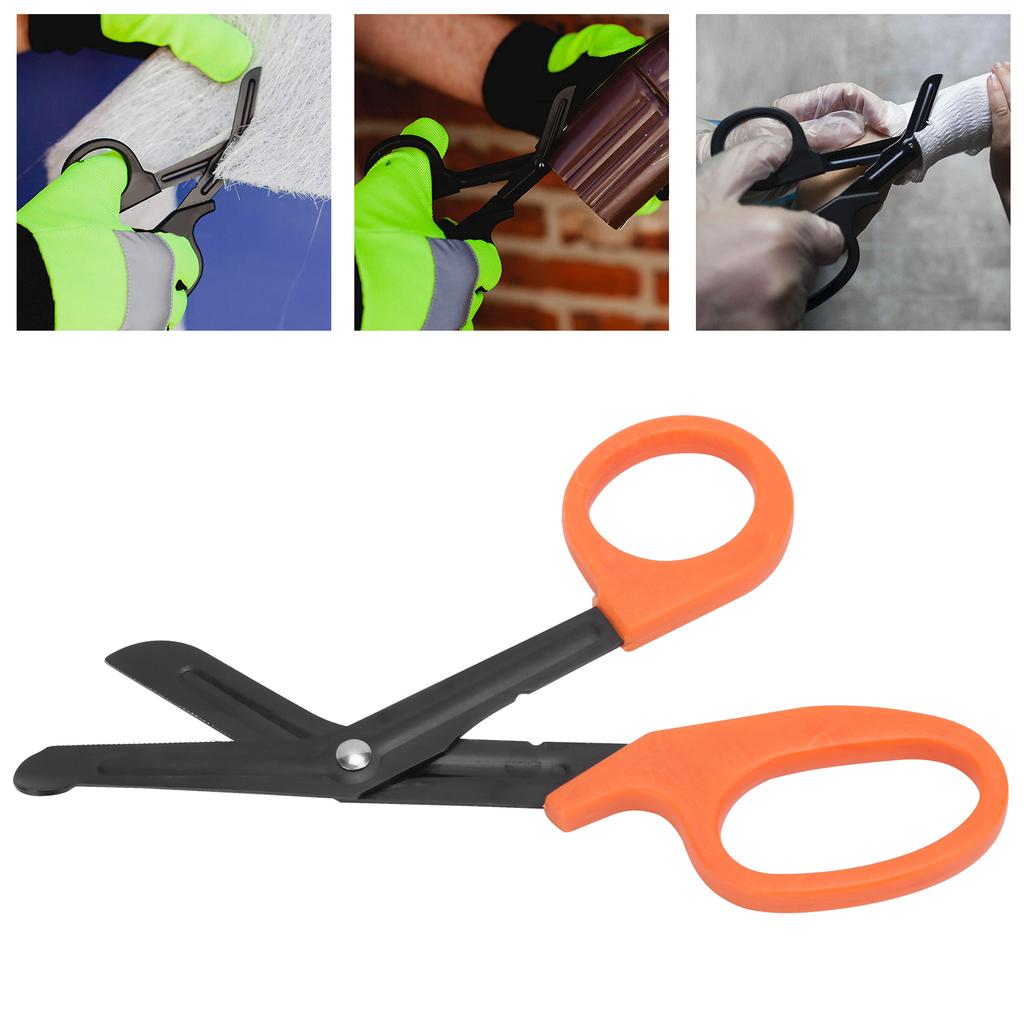Bandage Shears Survival Emergency Scissors Fine Teeth Cutting Canvas Bag Tourniquet