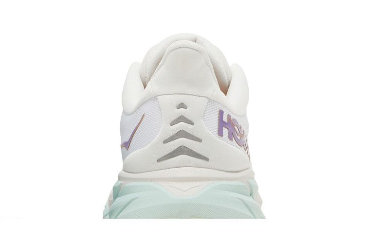 Women's Sneakers Hoka One One Clifton 8 Blanc De Blanc Purple Seafoam (Women's) Blanc De Blanc/White
