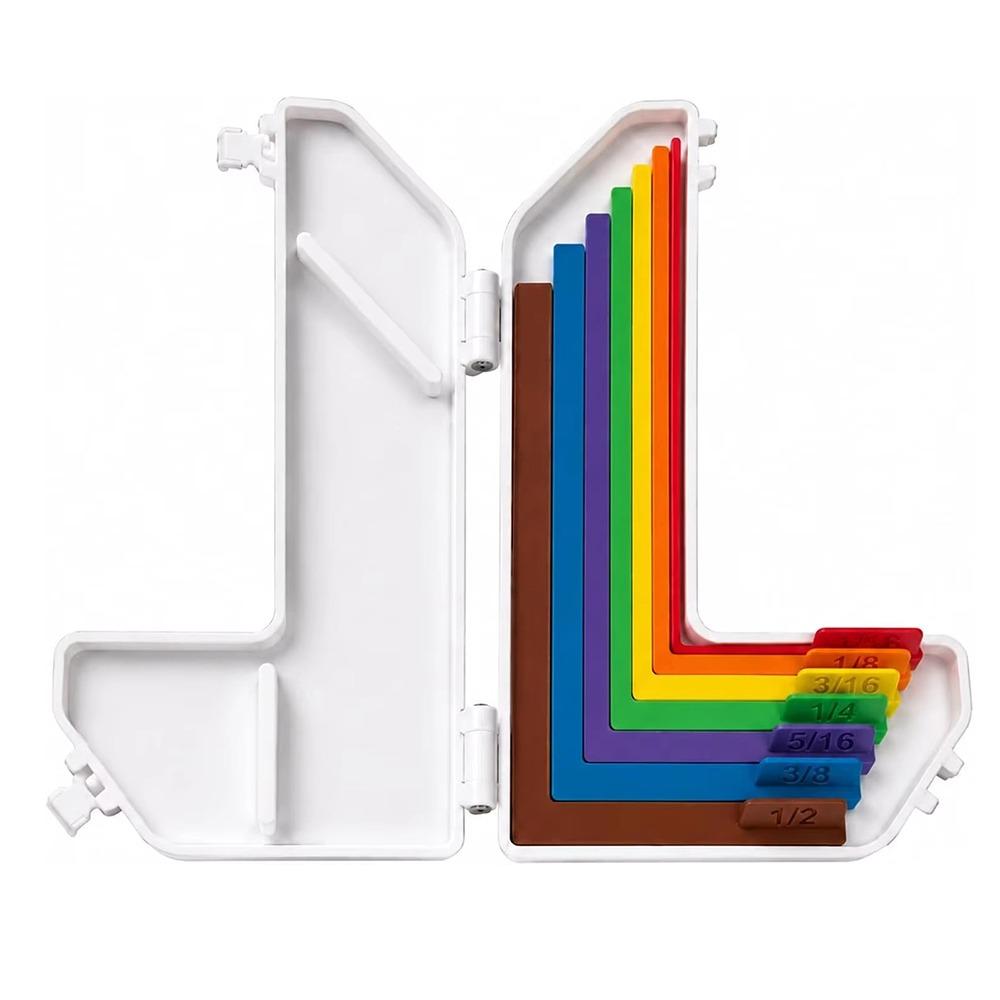 Multi-size Precision Alignment Rulers Color-coded Paper Positioning Rulers Set Border Crafting