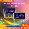 Carplay 4G 2din Android 13 автомобильное радио для Ford Focus Exi AT 2004-2011 Авто Мультимедиа Видео Плеер Авторадио Аудио Навигация GPS