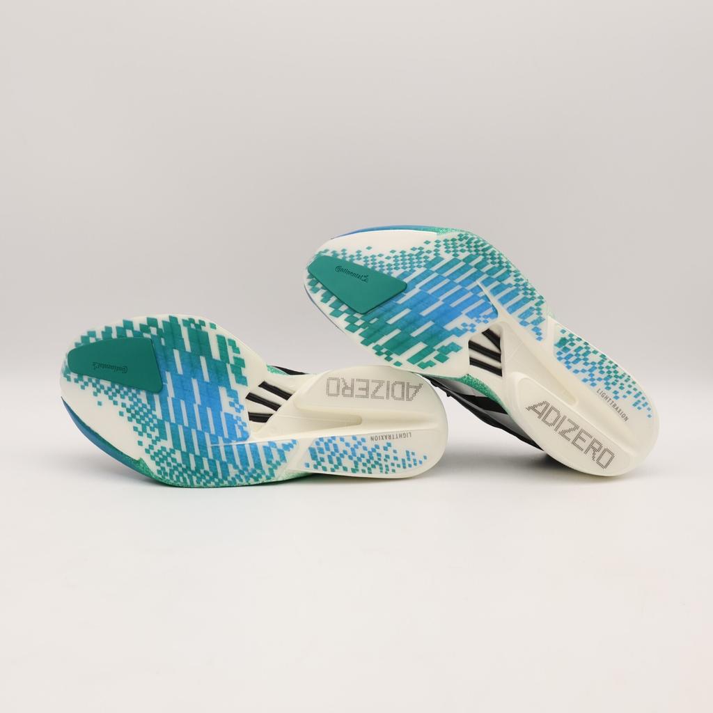 JR6365 adidas Adizero Adios Pro 4 Черный Матовый Серебристый Слава Зеленый (Мужской)