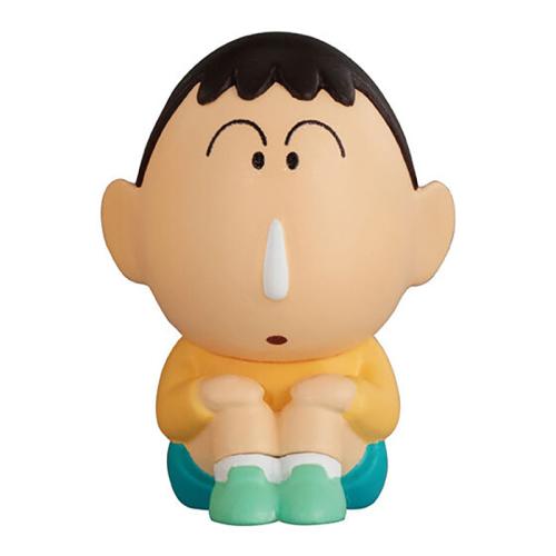 Japanese Bandai Genuine Gacha Scale Model Crayon Shin-chan Sitting and Waiting Boochan Sakurada Nee Shin-chan Action Figure Toys