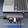 USB-C хаб для ноутбука: Зарядка 100 Вт, USB 3.0, Трансляция на 4K-экран, Док-станция с расширением SD/TF