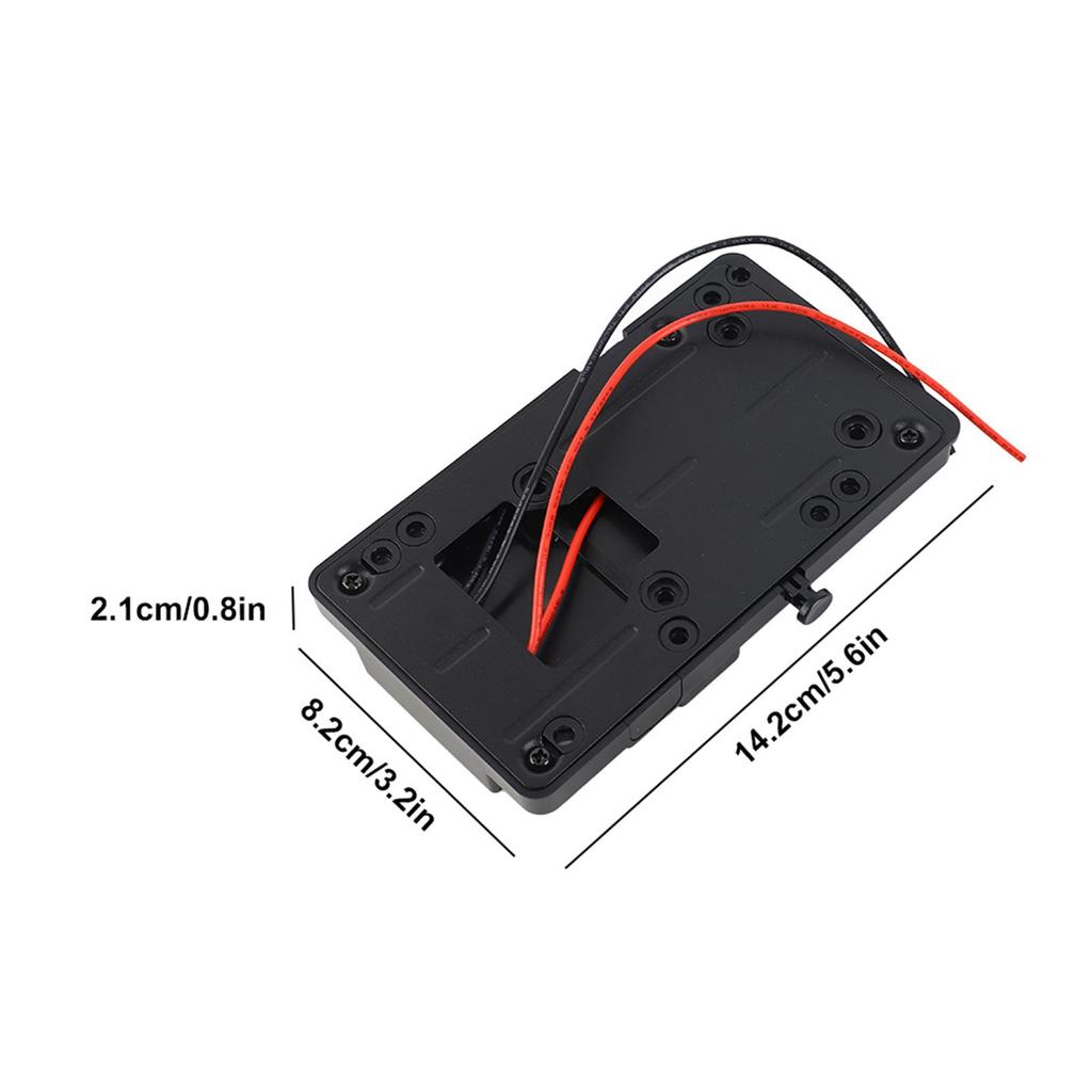 Адаптер-пластина для аккумулятора V-Mount V-Lock с выходом D-Tap для DSLR-камеры, видеокамеры, видеосвета