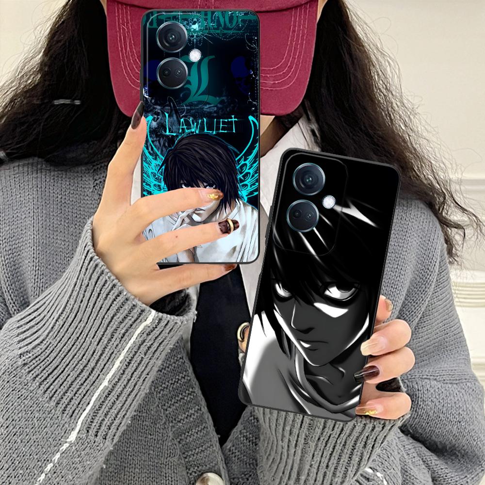 Чехол для мобильного телефона Death Note L Lawliet для OPPO Reno 14 13 12 11 10 9 8 7 6 5 F T Pro 5G Цветной Печатный Чехол Красивый Роскошный
