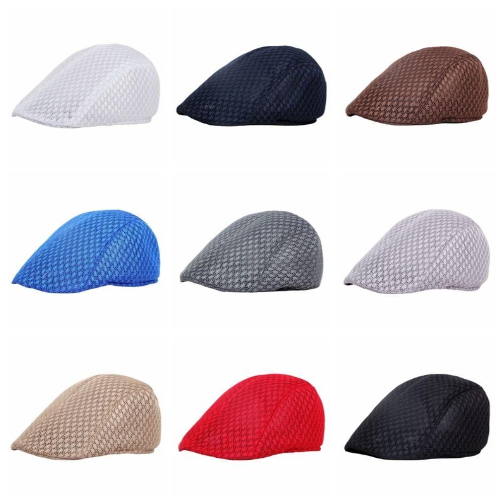 Hollow Children Forward Cap Korean Style Sun Hat Simple Mesh Beret  Sunshade