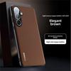 Кожаный чехол для телефона с защитой объектива камеры для Samsung Galaxy S26 Ultra S26 S25 Plus S25 Edge, мягкий силиконовый ударопрочный чехол