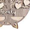 Wooden Family Tree Rustic Family Love Tabletop Sign Layered Heart Tree Ornament