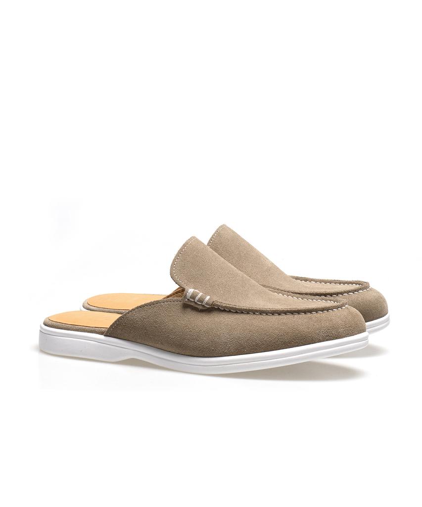 Allclassic Alc4413W Resort Mule_Taupe Suede