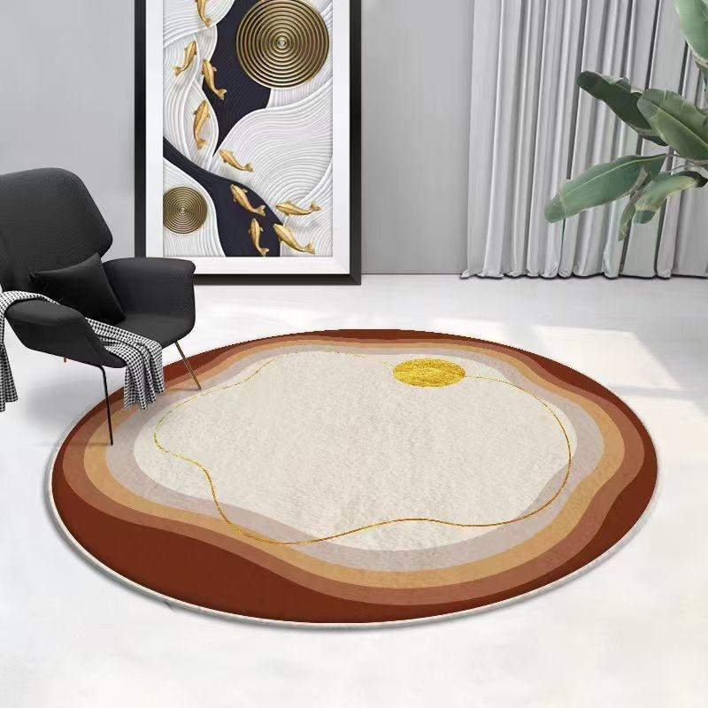 Circular Carpet Living Room Coffee Table Mat Bedroom Bedside Carpet Computer Swivel Chair Mat