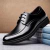 Spring New Men's Classic Business Dress Leather Shoes Cowhide Leather Shoes Casual Single Shoes Derby Men's Shoes