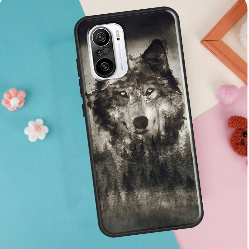 Чехол Animal Wolf для Xiaomi Mi 11T 12 Pro 12X Mi 11 Lite Ultra Чехол для POCO X3 Pro X4 GT M3 M4 F3
