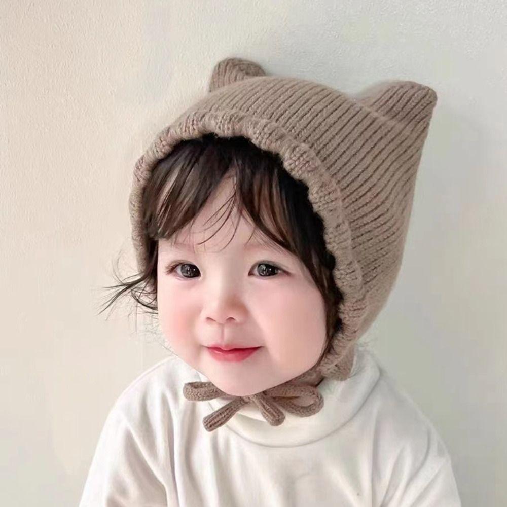 Милая шапка для защиты ушей Осень Зима Шапка-ушанка Модная шапка-боннет