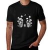 Fungi Forest T-Shirt Black Cotton T-shirt Plain for Man Package Man T Shirts Graphic T-Shirt