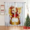 Рождественский лось С Новым годом Рождественская елка Красный Зеленый Детская Спальня Гостиная Домашний декор Шторы Рождество 2024