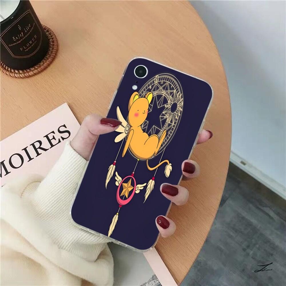 Чехол для телефона Sakura Card Captor для iPhone 15 8 7 6 6S Plus X SE 2020 XR XS 14 11 12 13 Mini Pro Max