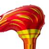 10/20/30Pcs Inflatable Torch Sports Game Torch Balloon Favors Bulk Aluminum Film Fake