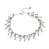 Style Crystal European Anklet Accessory With Tassel For Women Travel Gift