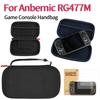 Сумка-ручная кладь для игровой консоли с защитной пленкой из закаленного стекла для Anbernic RG477M, портативный дорожный чехол, игровой аксессуар