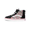 Кроссовки детские Sk8-Hi Zip Toddler I Heart Print Black True-White VN0A4BV1WKU
