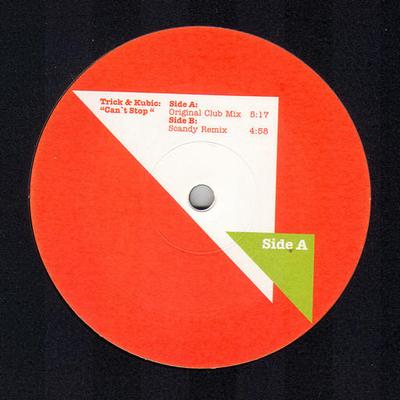 12-дюймовая пластинка TRICK & KUBIC - Can't Stop GSR007 Great Stuff Rec 2004 Германия Танцевальная & Электронная Б/У