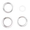 HIMARKLIF Aluminum Alloy Air Conditioning Dial Cover Engine Start Ring Interior Part for New Jimny JB64W and New Jimny Sierra JB74W (2018.07~)