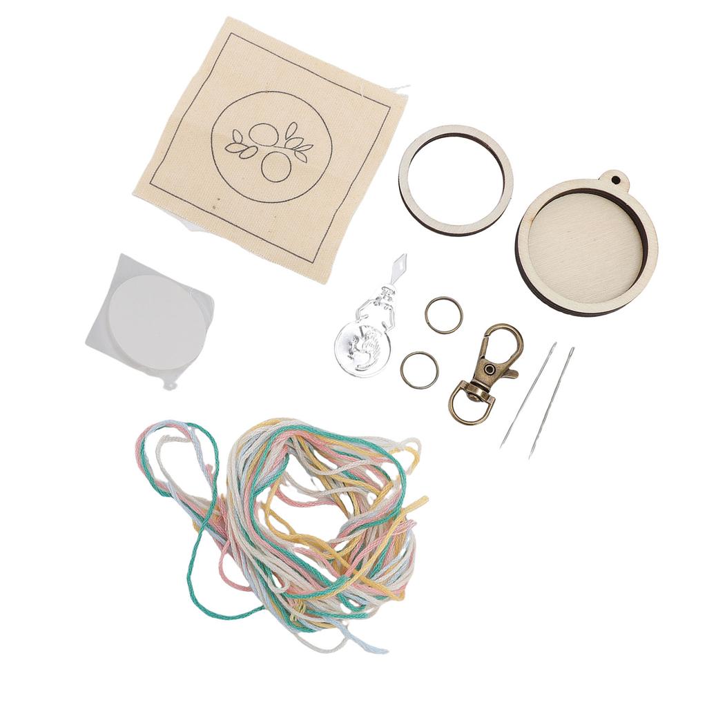 Мини Деревянный Вышивальный Пяльцы Брелок Маленькое Кольцо Крошечные Материалы для Изготовления Ювелирных Изделий для Ожерелья Серьги Подвески Круглый