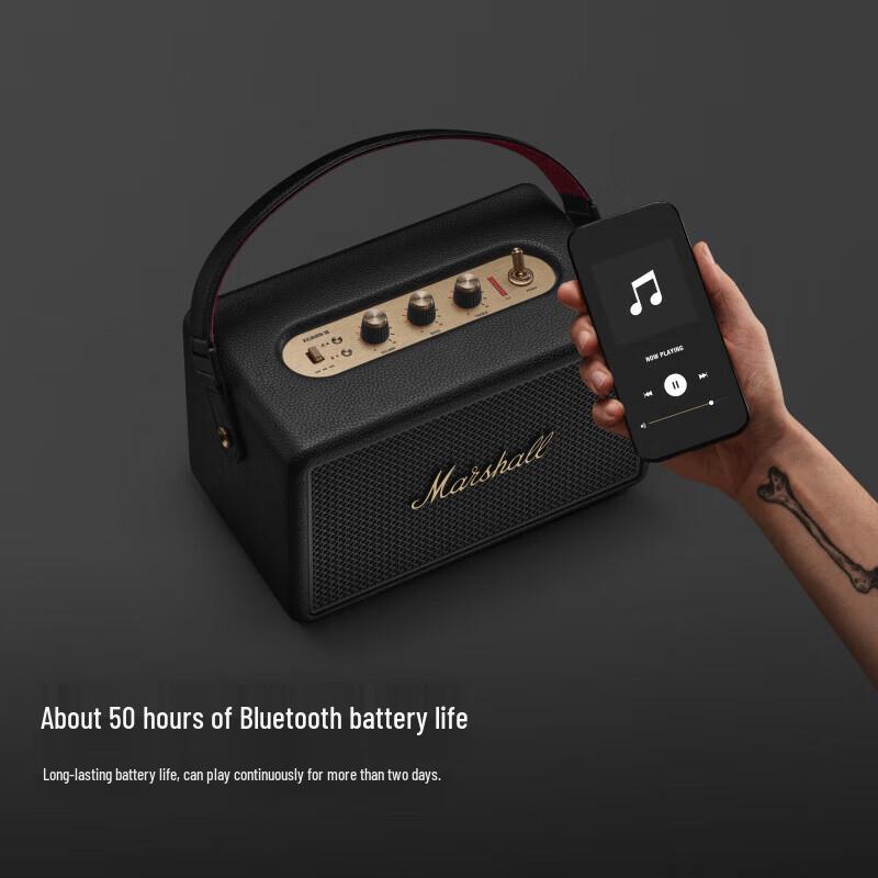 Marshall Kilburn III Portable Bluetooth Speaker CN plug (adapter included)