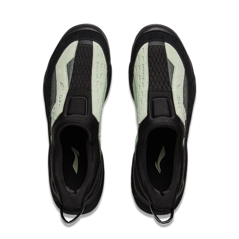Li Ning Outdoor CF Tracing, Туристические Lite Низкие Outdoor Туристические Ботинки Унисекс Черный Зеленый AHCU035-6
