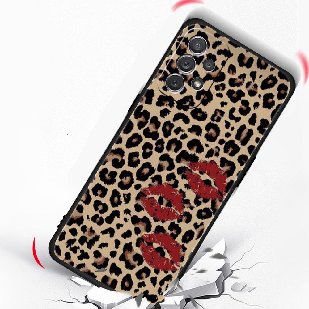 Leopard Print Pattern Phone Case For Samsung Galaxy A17 A07 A55 A35 A25 A15 A05 A33 5G A31 A23 A21s A13 A41 A73 A53 A51 A71Cover