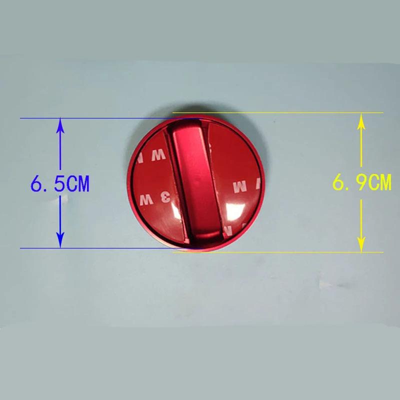 For Toyota RAV4 Mark X Reiz Vios Alphard Crown C-HR Avalon Prius Rush Car Inner Gas/Fuel/Oil Tank Cover Cap Sticker Trim Frame